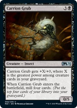 (英)屍肉地虫 / Carrion Grub【M21】 No.092