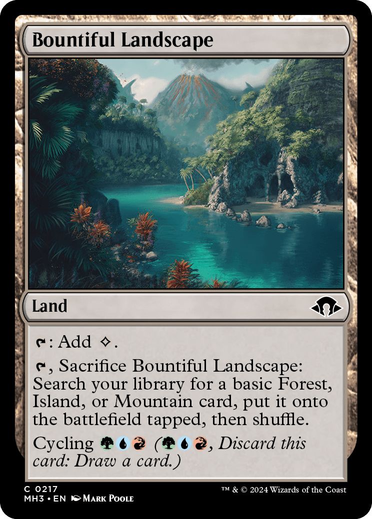 (英)豊潤地帯 / Bountiful Landscape【MH3】 No.217