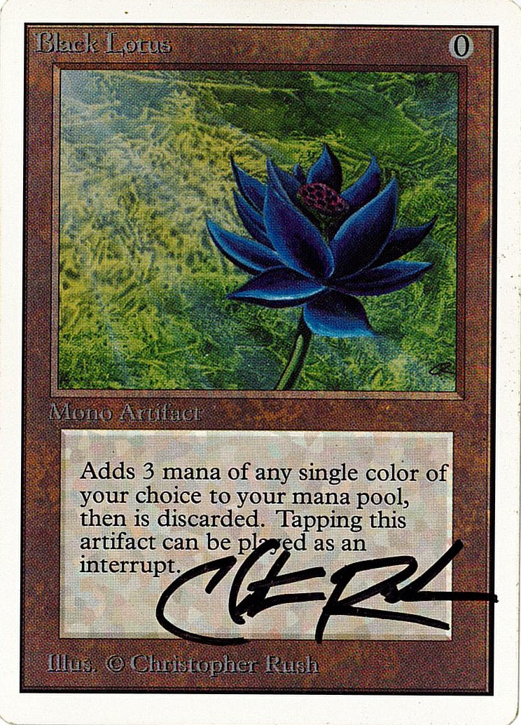 (英)Black Lotus【2ED】 サイン入り No.233