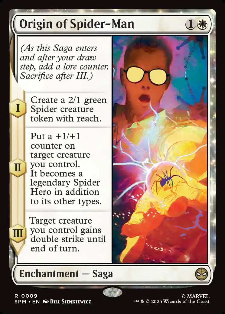 (英)【Foil】スパイダーマンの原点 / Origin of Spider-Man【SPM】 No.009