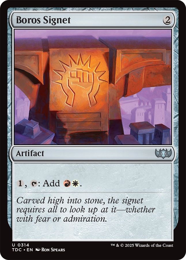 (英)ボロスの印鑑 / Boros Signet【TDC】 No.314