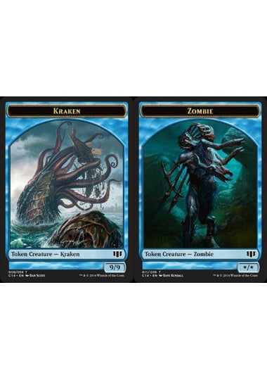 (英)クラーケントークン / Kraken Token No.009 - ゾンビトークン / Zombie Token【C14-TOKEN】 No.011