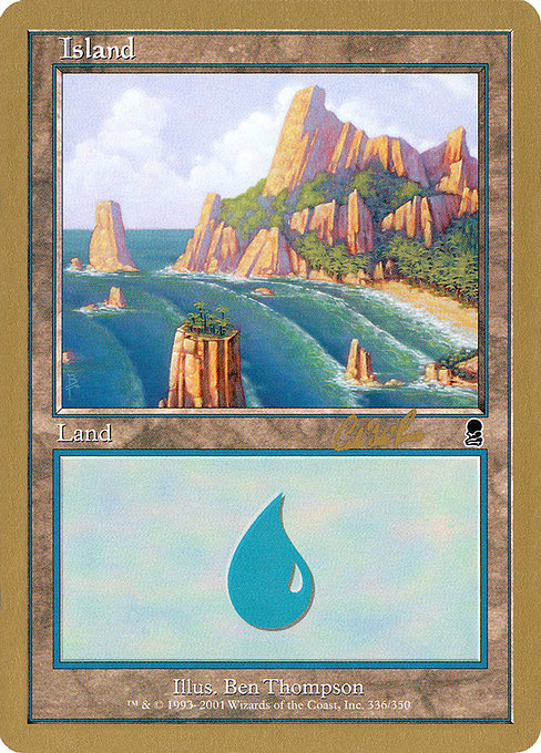 (英)島 / Island【WC02】 World Championship Decks 2002 Carlos Romao 金枠 No.099