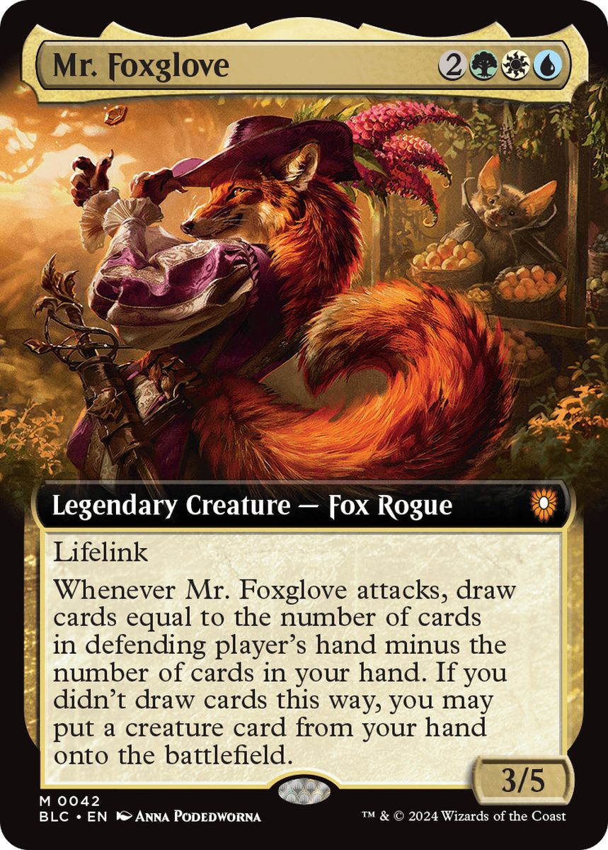 (英)【Foil】フォックスグローブ氏 / Mr. Foxglove ★拡張枠★ 【BLC】 No.042