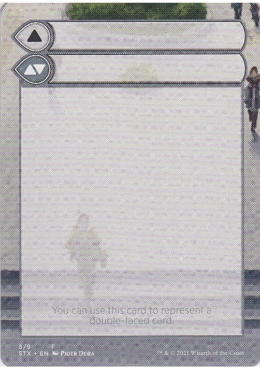 (英)モードを持つ両面カードの補助カード / Modal Double-Faced Card Helper【STX-MDFC】 No.008