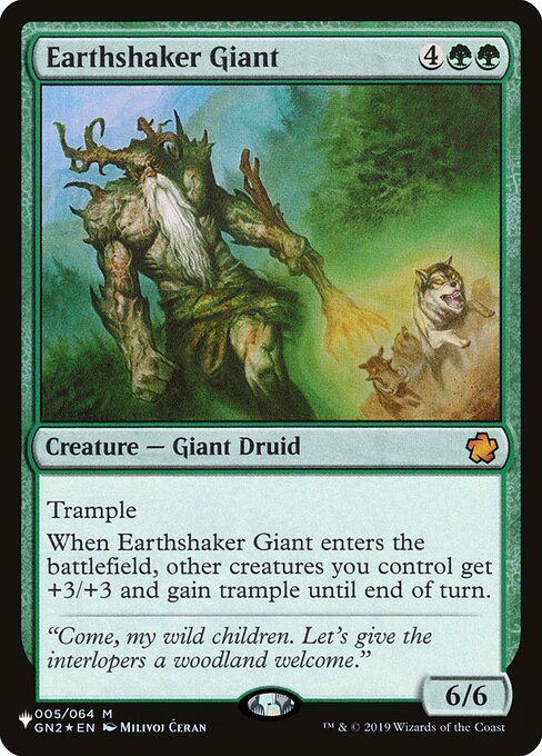 (英)Earthshaker Giant 【GN2】 PWシンボル付き再販 No.005