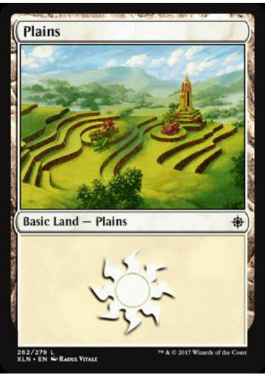 (英)【Foil】平地 / Plains【XLN】 No.262