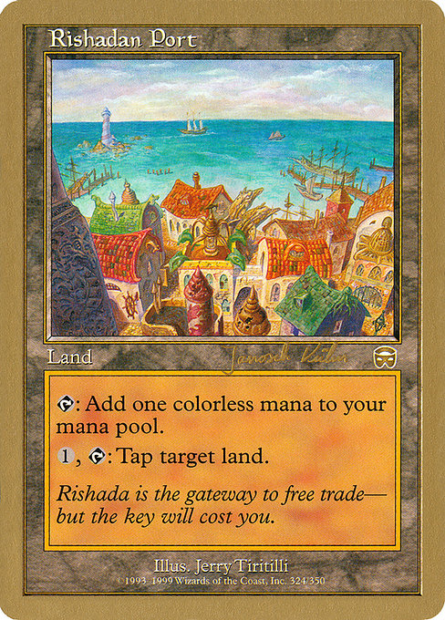 (英)リシャーダの港 / Rishadan Port【WC00】 World Championship Decks 2000 Janosch Kuhn 金枠 No.098
