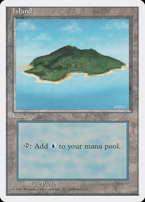 (英)島 / Island ★アルターネイト版★ 【4ED】 (Blue) No.367