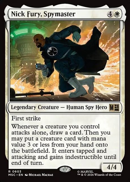 (英)諜報機関の長、ニック・フューリー / Nick Fury, Spymaster【MSC】 No.603