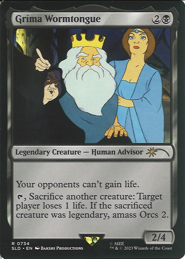 (英)【Foil】蛇の舌、グリーマ / Grima Wormtongue【SLD】More Adventures in Middle-earth No.734