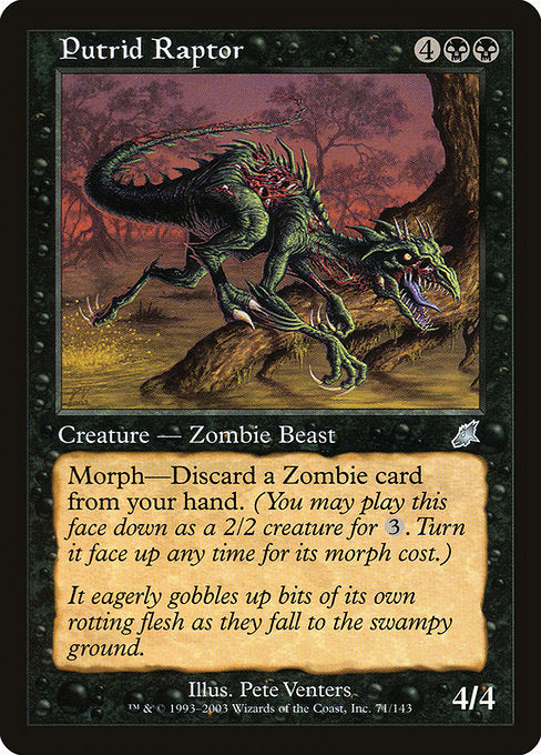 (英)【Foil】朽ちゆく猛禽 / Putrid Raptor【SCG】 No.071