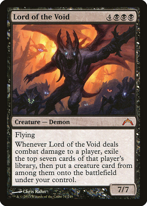 (英)【Foil】虚無の王 / Lord of the Void【GTC】 No.071