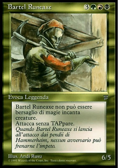 (イタリア語)Bartel Runeaxe / Bartel Runeaxe【LEG】 No.222