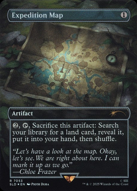 (英)探検の地図 / Expedition Map【SLD】 Secret Lair x Uncharted No.7053