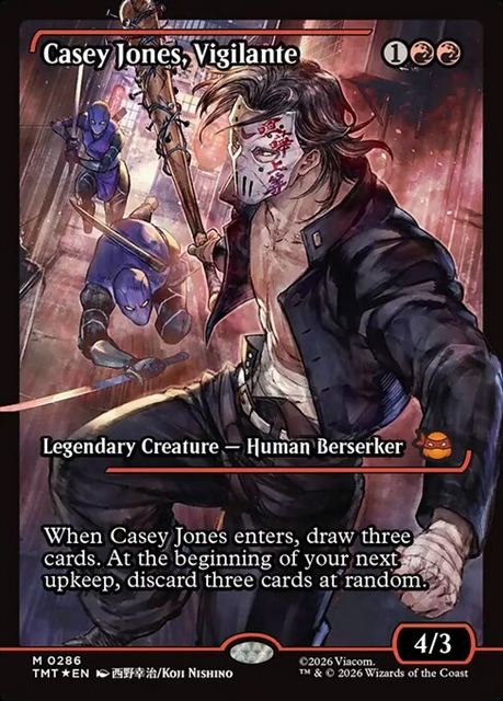 (英)【Foil】ヴィジランテ、ケイシー・ジョーンズ / Casey Jones, Vigilante ★ショーケース枠★(ジャパン・ショーケース) 【TMT】 No.286
