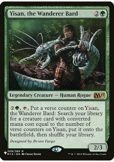 (英)放浪の吟遊詩人、イーサーン / Yisan, the Wanderer Bard【LST】 No.485