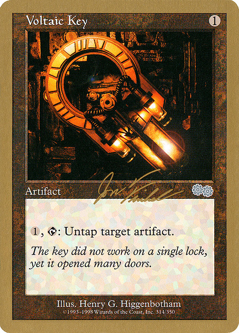 (英)通電式キー / Voltaic Key【WC00】 World Championship Decks 2000 Jon Finkel 金枠 No.087