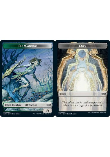 (英)【Foil】エルフ・戦士トークン / Elf Warrior TokenNo.021 - コピートークン / Copy Token【2XM-TOKEN】 No.031