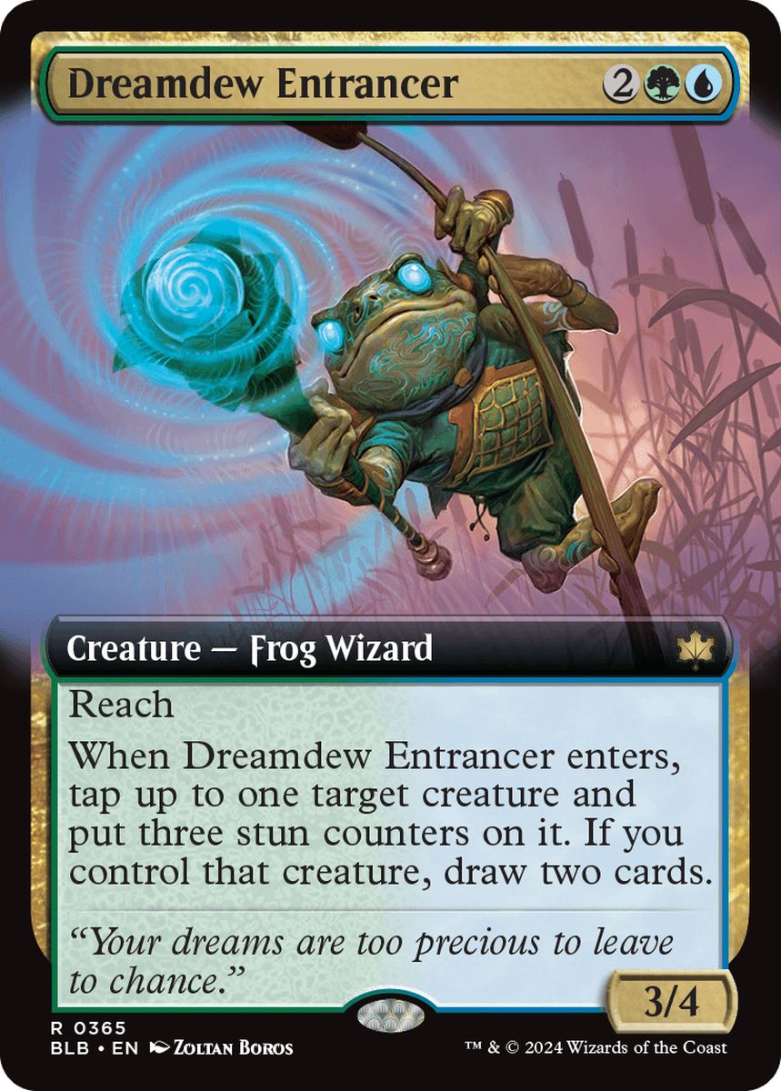 (英)【Foil】夢露の幻惑者 / Dreamdew Entrancer ★拡張枠★ 【BLB】 No.365