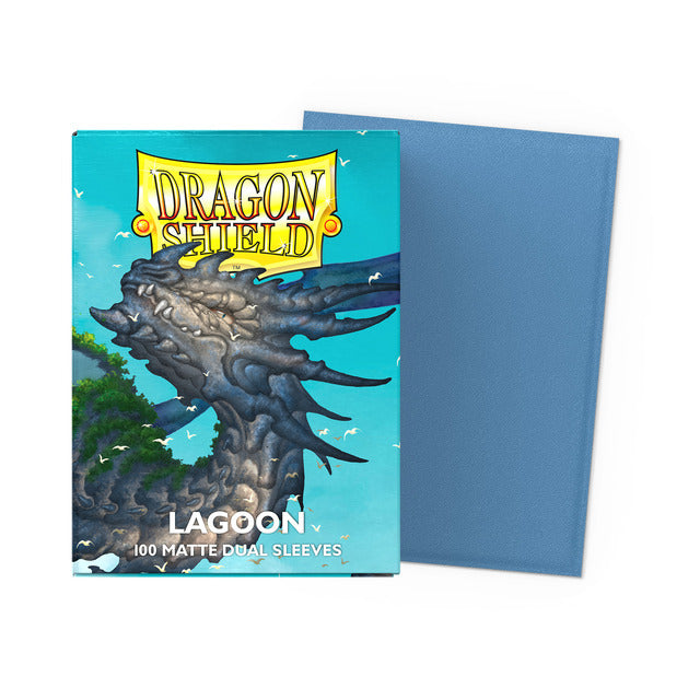 【サプライ】 ドラゴンシールド Dual Matte Sleeves Lagoon   ※発送方法は「ゆうパック」を選択してください。