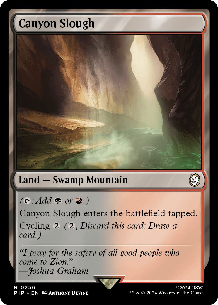 (英)【Foil】泥濘の峡谷 / Canyon Slough【PIP】 No.0256