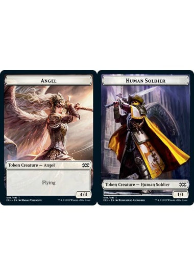 (英)【Foil】天使トークン / Angel TokenNo.003 - 人間・兵士トークン / Human Soldier Token【2XM-TOKEN】 No.005