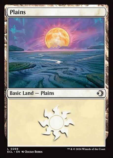 (英)【Foil】平地 / Plains【ECL】 No.269