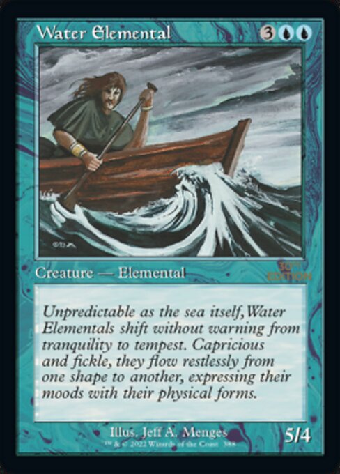 (英)水の精霊 / Water Elemental【30A】 旧枠加工カード No.388 ※トーナメントで使用することはできません。