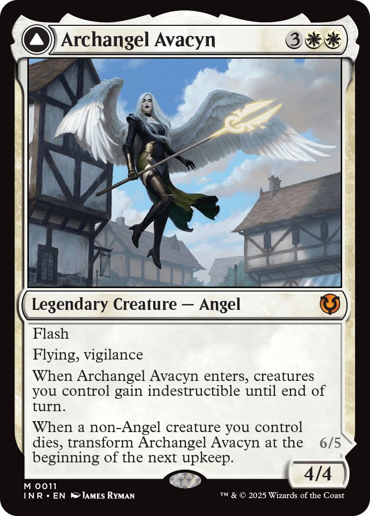 (英)【Foil】大天使アヴァシン / Archangel Avacyn - 浄化の天使、アヴァシン / Avacyn, the Purifier【INR】 No.011
