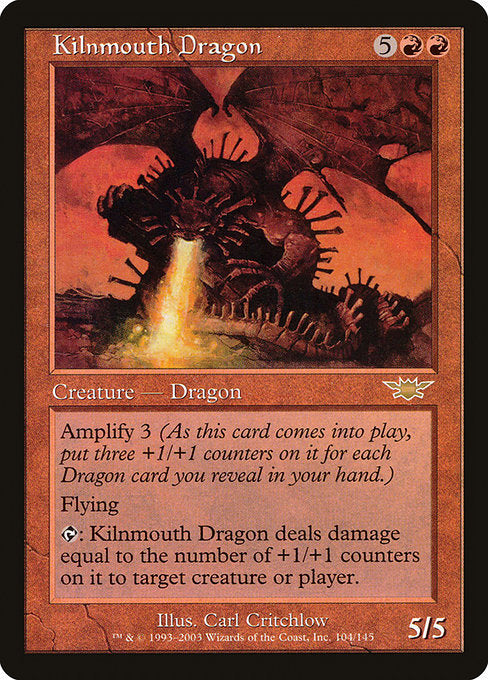 (英)【Foil】窯口のドラゴン / Kilnmouth Dragon【LGN】 No.104