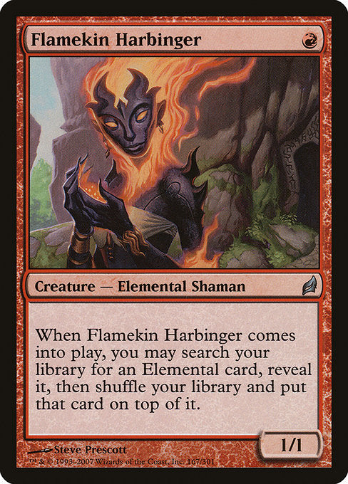 (英)炎族の先触れ / Flamekin Harbinger【LRW】 No.167