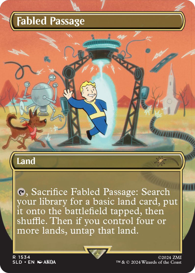(英)寓話の小道 / Fabled Passage【SLD】 Secret Lair x Fallout: Points of Interest No.1534