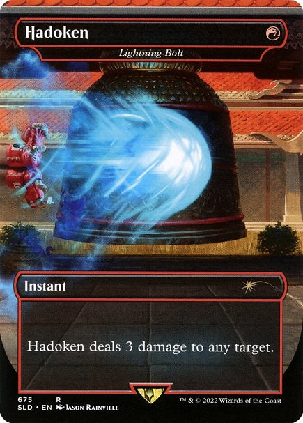 (英)【Foil】Hadoken[稲妻 / Lightning Bolt]【SLD】Secret Lair x Street Fighter No.675