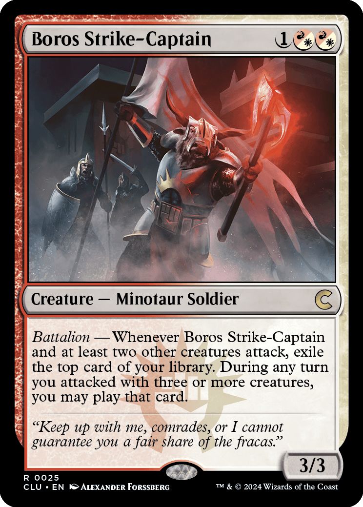 (英)Boros Strike-Captain【CLU】 No.025