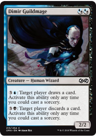 (英)【Foil】ディミーアのギルド魔道士 / Dimir Guildmage【UMA】 No.213
