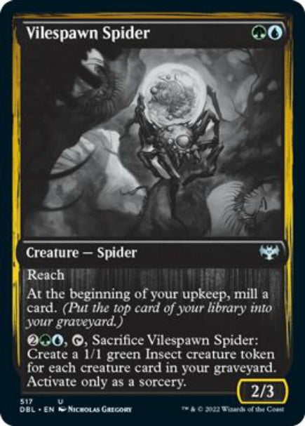 (英)堕落産みの蜘蛛 / Vilespawn Spider【DBL】 No.517
