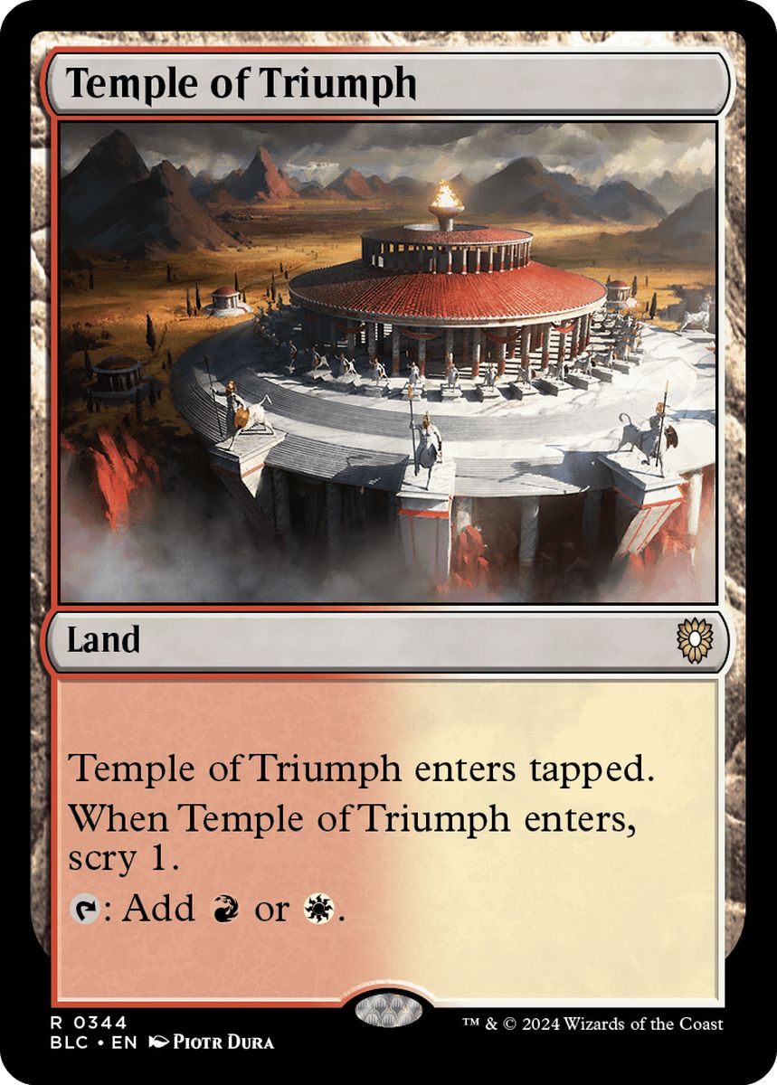 (英)凱旋の神殿 / Temple of Triumph【BLC】 No.344