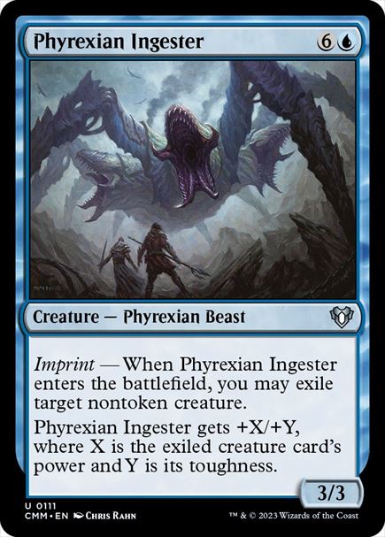 (英)ファイレクシアの摂取者 / Phyrexian Ingester【CMM】 No.0111