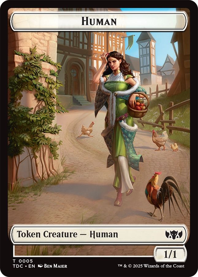 (英)人間トークン / Human Token No.005 - ネズミトークン / Rat Token【TDC-TOKEN】 No.009