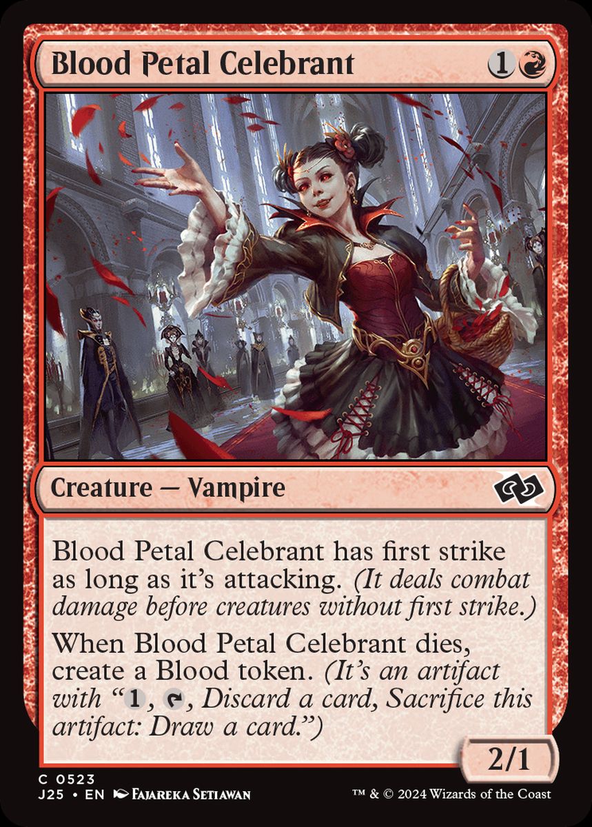 (英)血花の祝賀者 / Blood Petal Celebrant【J25】 No.523