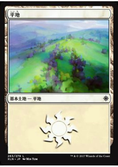 (日)【Foil】平地 / Plains【XLN】 No.263