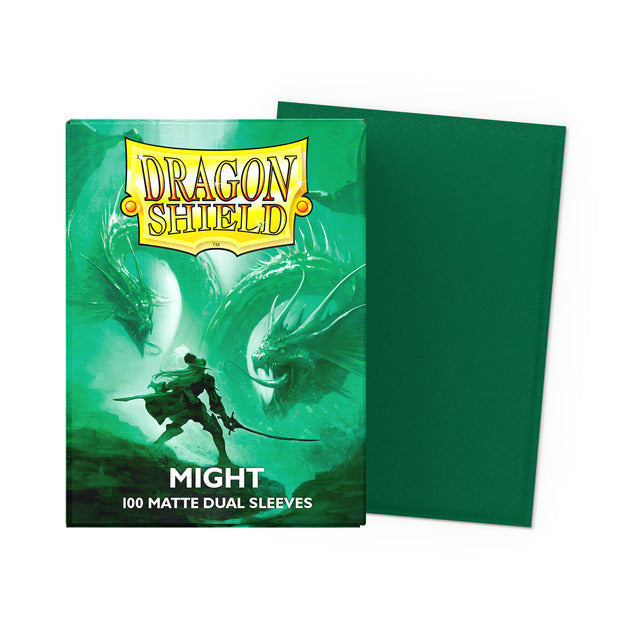 【サプライ】 ドラゴンシールド Dual Matte Sleeves Might   ※発送方法は「ゆうパック」を選択してください。