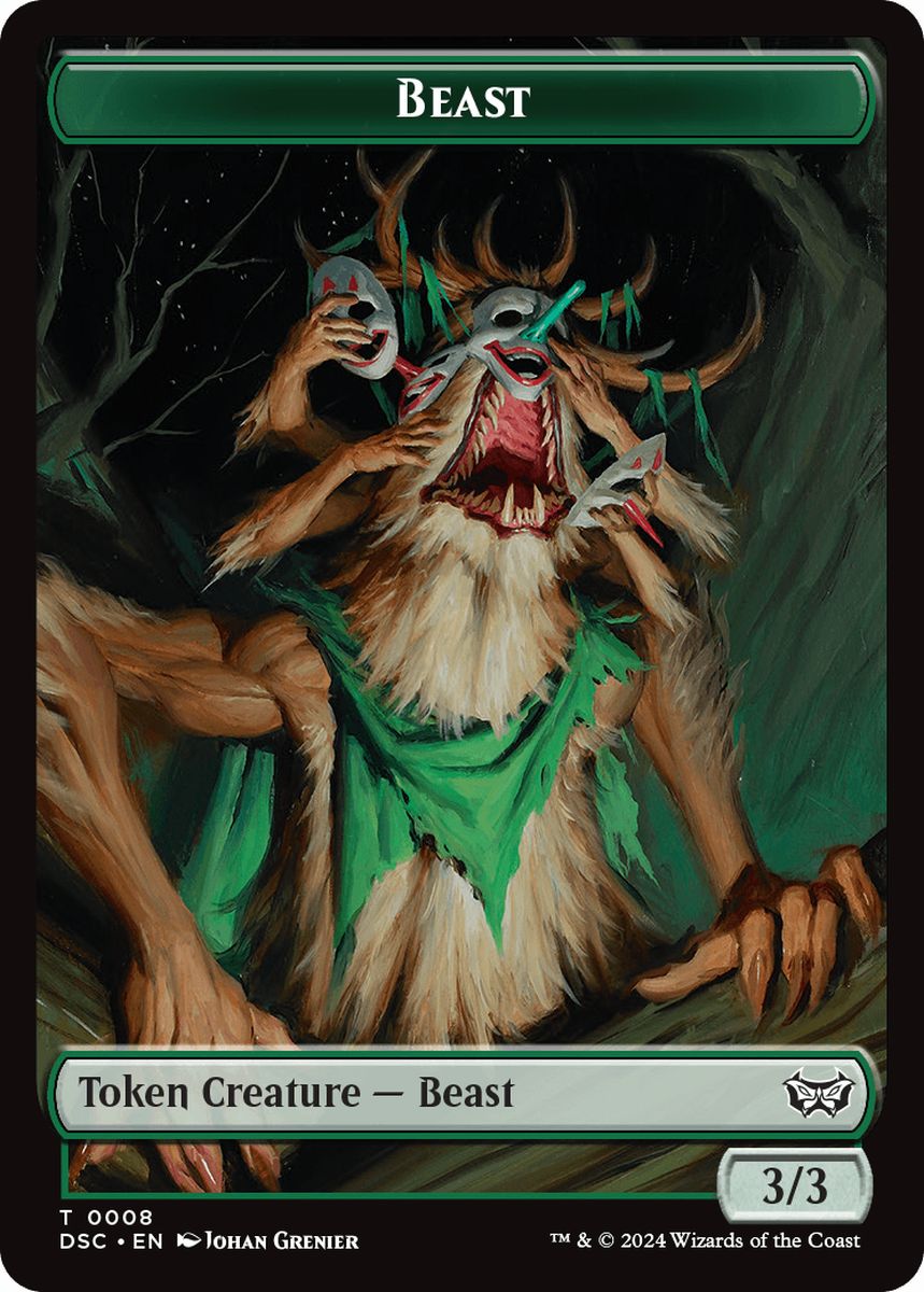 (英)ビーストトークン / Beast Token No.008 - カカシトークン / Scarecrow Token【DSC-TOKEN】 No.023