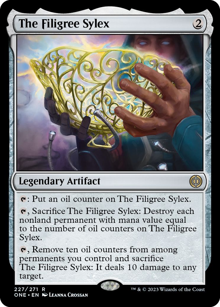(英)【Foil】金線の酒杯 / The Filigree Sylex【ONE】 No.227