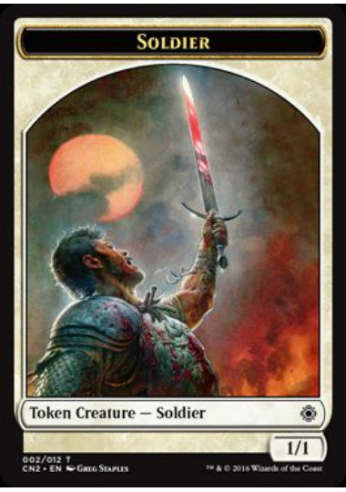 (英)兵士トークン / Soldier Token【CN2-TOKEN】 No.002