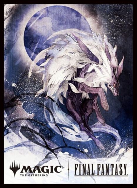 【サプライ】 FINAL FANTASY プレイヤーズカードスリーブ MFS-62 「木版画」ボーダーレス版 《召喚：フェンリル》(80枚入り)  ※発送方法は「ゆうパック」を選択してください。