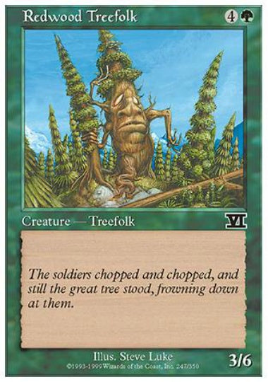 (英)レッドウッド・ツリーフォーク / Redwood Treefolk【6ED】 No.247