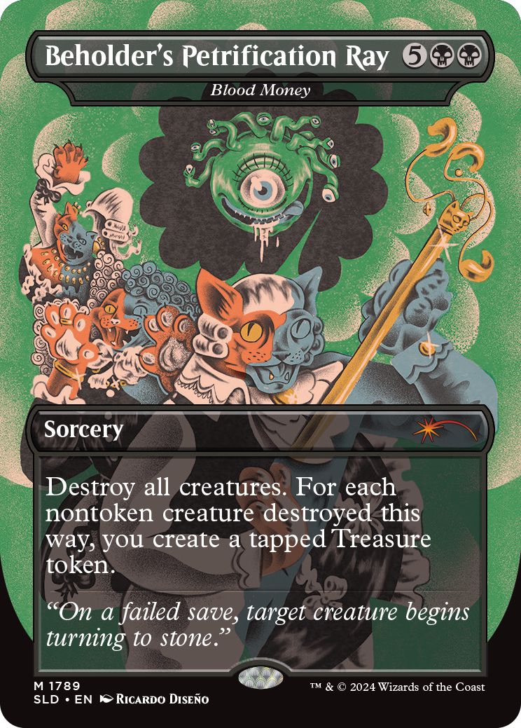 (英)Beholder's Petrification Ray[殺人報酬 / Blood Money]【SLD】 Death Is in the Eyes of the Beholder I No.1789