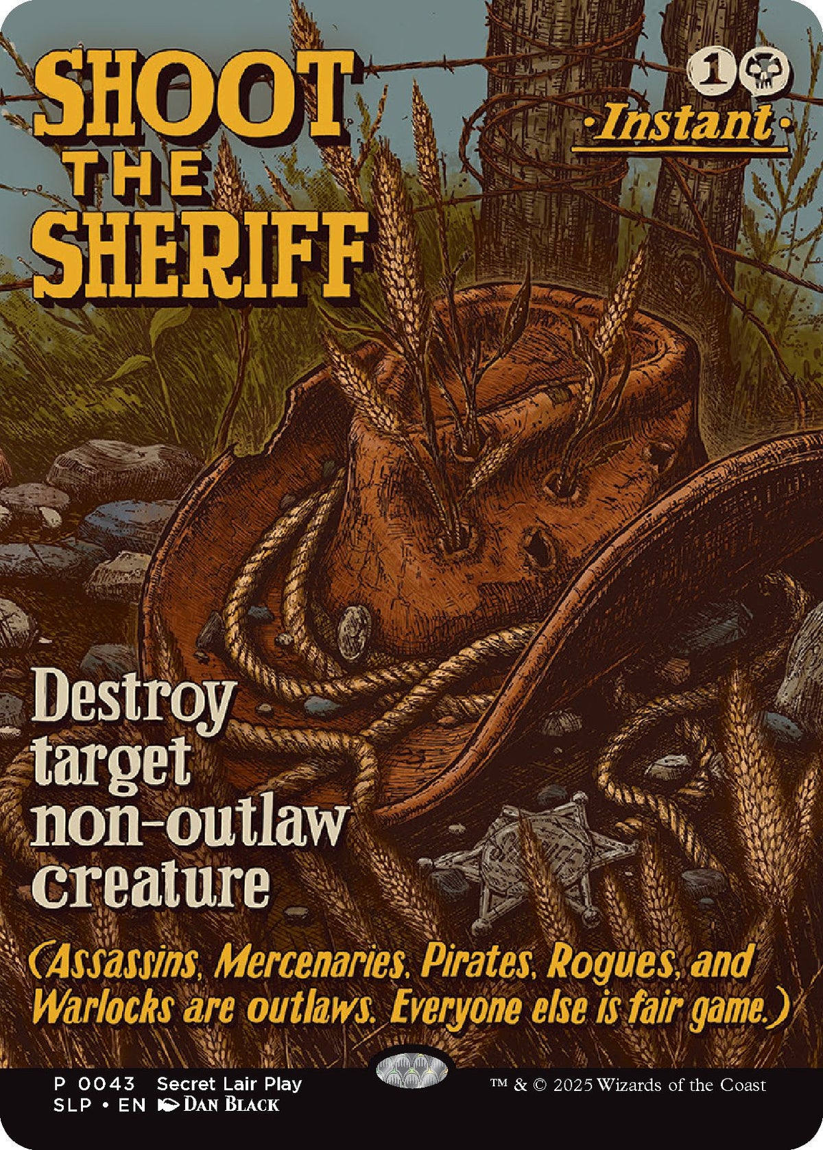 (英)保安官を撃て / Shoot the Sheriff【SLP】 Secret Lair Showdownプロモ No.043